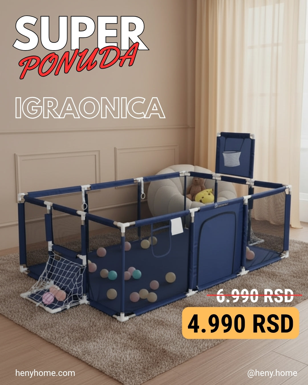 VELIKA DEČIJA OGRADICA